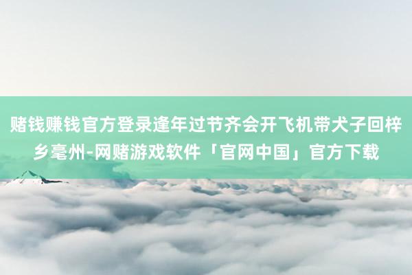 赌钱赚钱官方登录逢年过节齐会开飞机带犬子回梓乡毫州-网赌游戏软件「官网中国」官方下载